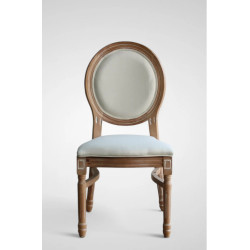 SILLA APILABLE MADERA Y TAPIZADA