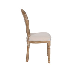 SILLA MEDALLON DE MADERA