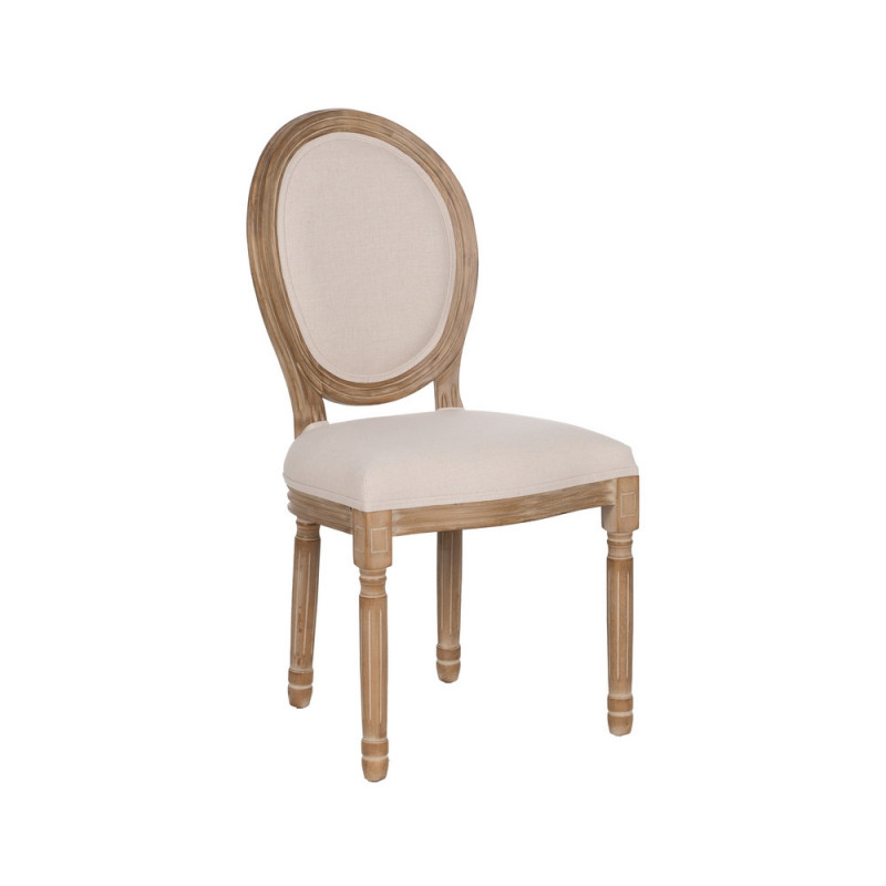 SILLA MEDALLON DE MADERA