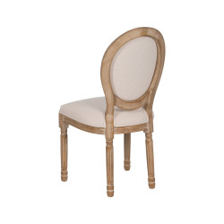 SILLA MEDALLON DE MADERA