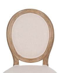 SILLA MEDALLON DE MADERA