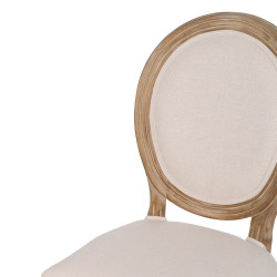 SILLA MEDALLON DE MADERA