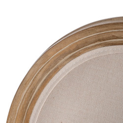 SILLA MEDALLON DE MADERA