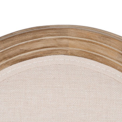 SILLA MEDALLON DE MADERA