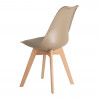 SILLA BEIGE POLIPROPILENO