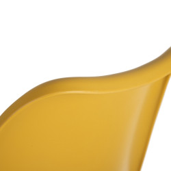 SILLA AMARILLO POLIPROPILENO