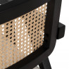 SILLA BRAZOS NEGRO MADERA / FIBRA SALÓN