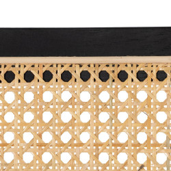 SILLA BRAZOS NEGRO MADERA / FIBRA SALÓN