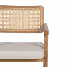 SILLA BRAZOS NATURAL MADERA / FIBRA