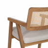 SILLA BRAZOS NATURAL MADERA / FIBRA