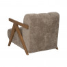 SILLÓN TAUPE MADERA DE ABEDUL SALÓN
