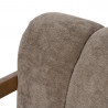 SILLÓN TAUPE MADERA DE ABEDUL SALÓN