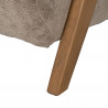 SILLÓN TAUPE MADERA DE ABEDUL SALÓN