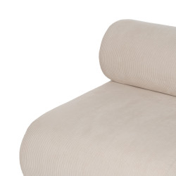SILLÓN BLANCO ROTO MADERA DE ABEDUL