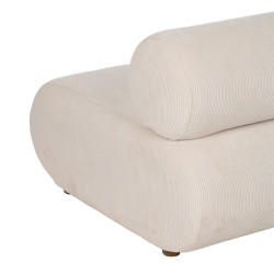 SILLÓN BLANCO ROTO MADERA DE ABEDUL