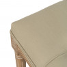 BANQUETA NATURAL-BEIGE TEJIDO-MADERA