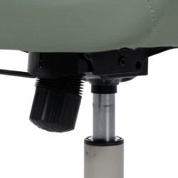 SILLA RUEDAS VERDE  PIEL VINILICAOFICINA