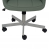 SILLA RUEDAS VERDE  PIEL VINILICAOFICINA