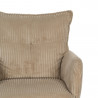 SILLA RUEDAS BEIGE TEJIDO OFICINA