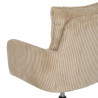 SILLA RUEDAS BEIGE TEJIDO OFICINA