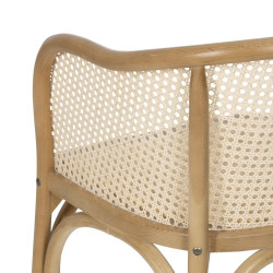 SILLA NATURAL MADERA-RATÁN