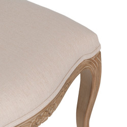 SILLA NATURAL-BLANCO MADERA-RATÁN SALÓN