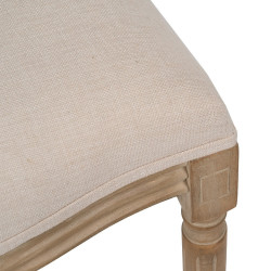 SILLA NATURAL-BLANCO MADERA-RATÁN SALÓN