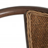 SILLA CHOCOLATE MADERA-RATÁN