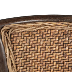 SILLA CHOCOLATE MADERA-RATÁN