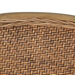 SILLA MARRÓN MADERA-RATÁN