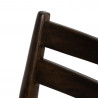 SILLA MARRÓN MADERA / FIBRA SALÓN