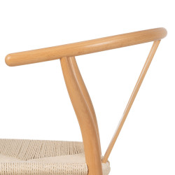 SILLA NATURAL MADERA / FIBRA SALÓN
